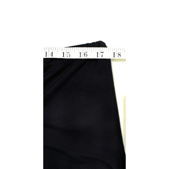 DKNY Swim Size L Wide Straight Leg Pull Waist Pants Y2K 90's Resort Vacation - Picture 6 of 9